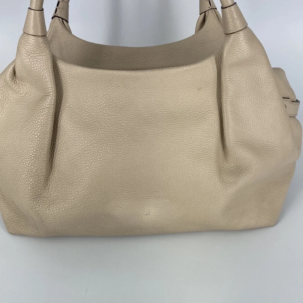 Tan/leather Kate Spade Knott large‎ satchel Bag